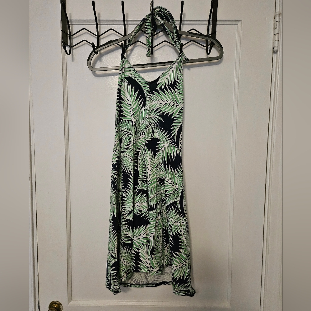 Tropical Halter Dress